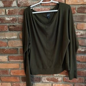 OLive green stretchy tunic